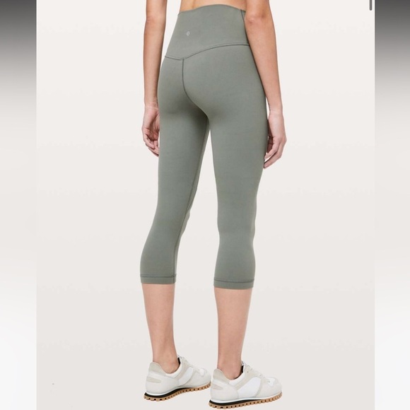 Lululemon Align Crop *21" Grey Sage | size 6 - Picture 6 of 7